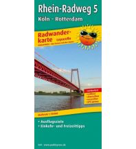 f&b Radkarten Rhein-Radweg 5, Köln - Rotterdam, Radtourenkarte 1:50.000 Freytag-Berndt und ARTARIA