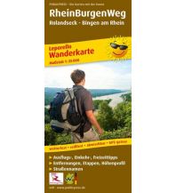 f&b Hiking Maps RheinBurgenWeg, Wanderkarte 1:25.000 Freytag-Berndt und ARTARIA