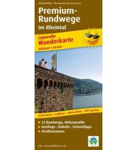 f&b Hiking Maps Premium-Rundwege im Rheintal, Wanderkarte 1:35.000 Freytag-Berndt und ARTARIA