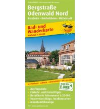 f&b Wanderkarten Bergstraße - Odenwald Nord, Rad- und Wanderkarte 1:50.000 Freytag-Berndt und ARTARIA