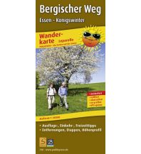 f&b Hiking Maps Bergischer Weg, Wanderkarte 1:30.000 Freytag-Berndt und ARTARIA