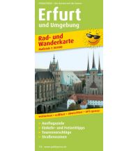 f&b Wanderkarten Erfurt und Umgebung, Rad- und Wanderkarte 1:50.000 Freytag-Berndt und ARTARIA