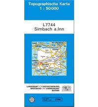 Hiking Maps Bavaria TK50 L7744 Simbach a.Inn LDBV