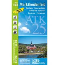 Wanderkarten Bayern Bayerische ATK25-E03, Marktheidenfeld 1:25.000 LDBV