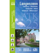 Hiking Maps Bavaria Bayerische ATK25-G08, Langenzenn 1:25.000 LDBV