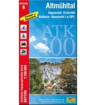 Wanderkarten Bayern ATK100-9 Altmühltal (Amtliche Topographische Karte 1:100000) LDBV