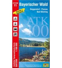 ATK100-11 Bayerischer Wald (Amtliche Topographische Karte 1:100000) LDBV