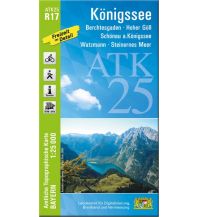 Wanderkarten Salzburg Bayerische ATK25-R17, Königssee 1:25.000 LDBV