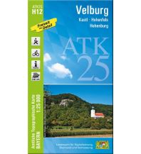 Wanderkarten Bayern Bayerische ATK25-H12, Velburg 1:25.000 LDBV