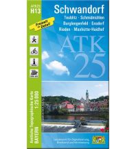 Hiking Maps Bavaria Bayerische ATK25-H13, Schwandorf 1:25.000 LDBV