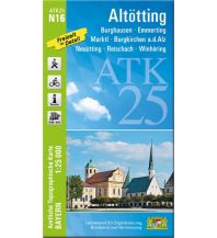 Hiking Maps Bavaria Bayerische ATK25-N16, Altötting 1:25.000 LDBV