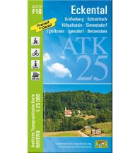 Wanderkarten Bayern Bayerische ATK25-F10, Eckental 1:25.000 LDBV