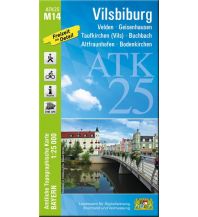 Hiking Maps Bavaria ATK25-M14 Vilsbiburg (Amtliche Topographische Karte 1:25000) LDBV