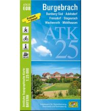 Hiking Maps Bavaria Bayerische ATK25-E08, Burgebrach 1:25.000 LDBV