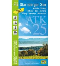 Hiking Maps Bavaria Bayerische ATK25-P10, Starnberger See 1:25.000 LDBV