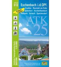 Hiking Maps Bavaria Bayerische ATK25-E12, Eschenbach i.d.OPf. 1:25.000 LDBV