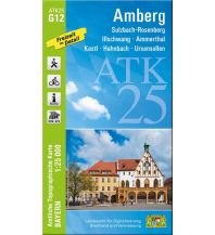 Hiking Maps Bavaria ATK25-G12 Amberg (Amtliche Topographische Karte 1:25000) LDBV