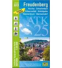 Hiking Maps Bavaria Bayerische ATK25-G13, Freudenberg 1:25.000 LDBV