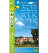 Hiking Maps Bavaria Bayerische ATK25-M11, Petershausen 1:25.000 LDBV