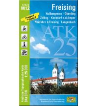 Hiking Maps Bavaria Bayerische ATK25-M12, Freising 1:25.000 LDBV