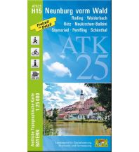 Hiking Maps Bavaria ATK25-H15 Neunburg vorm Wald (Amtliche Topographische Karte 1:25000) LDBV