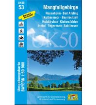 Hiking Maps Bavaria UK50-53 Mangfallgebirge 1:50.000 LDBV