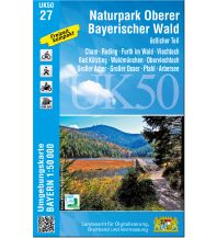 Wanderkarten UK50-27 Naturpark Oberer Bayerischer Wald - östlicher Teil LDBV
