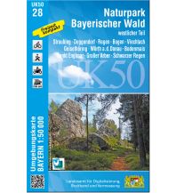 Hiking Maps UK50-28 Naturpark Bayerischer Wald - westlicher Teil LDBV