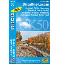 Hiking Maps UK50-36 Landkreis Dingolfing-Landau LDBV