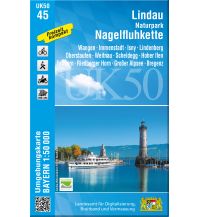 Wanderkarten Österreich UK50-45 Lindau, Naturpark Nagelfluhkette LDBV