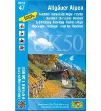 Hiking Maps Tyrol UK50-47 Allgäuer Alpen 1:50.000 LDBV