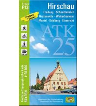 Hiking Maps Bavaria Bayerische ATK25-F13, Hirschau 1:25.000 LDBV