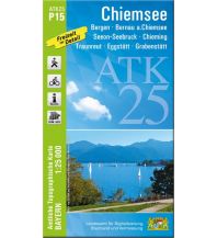 Hiking Maps Bavaria Bayerische ATK25-P15, Chiemsee 1:25.000 LDBV