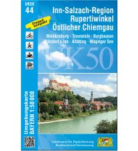 Hiking Maps Bavaria UK50-44 Inn-Salzach-Region, Rupertiwinkel, Östlicher Chiemgau LDBV