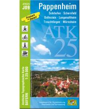 ATK25-J09 Pappenheim (Amtliche Topographische Karte 1:25000) LDBV