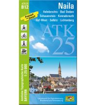 Hiking Maps Bavaria Bayerische ATK25-B12, Naila 1:25.000 LDBV