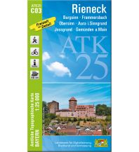 Wanderkarten Bayern Bayerische ATK25-C03, Rieneck 1:25.000 LDBV
