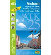 Wanderkarten Bayern ATK25-M09 Aichach (Amtliche Topographische Karte 1:25000) LDBV