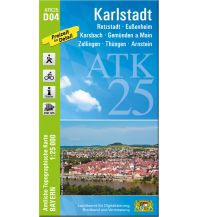 Wanderkarten Bayern ATK25-D04 Karlstadt (Amtliche Topographische Karte 1:25000) LDBV