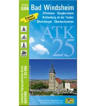Hiking Maps Bavaria ATK25-G06 Bad Windsheim (Amtliche Topographische Karte 1:25000) LDBV