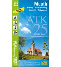 Hiking Maps Bavaria Bayerische ATK25-J20, Mauth 1:25.000 LDBV