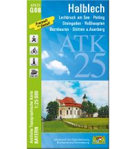 Wanderkarten Bayern Bayerische ATK25-Q08, Halblech 1:25.000 LDBV