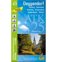 Hiking Maps Bavaria Bayerische ATK25-K17, Deggendorf 1:25.000 LDBV