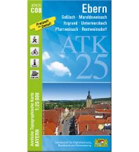 Hiking Maps Bavaria ATK25-C08 Ebern (Amtliche Topographische Karte 1:25000) LDBV