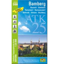 Wanderkarten Bayern Bayerische ATK25-D08, Bamberg 1:25.000 LDBV