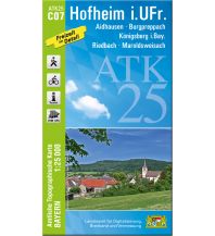 Hiking Maps Bavaria Bayerische ATK25-C07, Hofheim in Unterfranken 1:25.000 LDBV