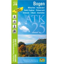 Hiking Maps Bavaria Bayerische ATK25-J16, Bogen 1:25.000 LDBV