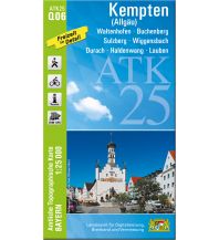 Hiking Maps Bavaria Bayerische ATK25-Q06, Kempten im Allgäu 1:25.000 LDBV