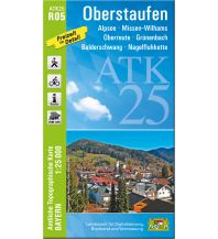 Hiking Maps Bavaria Bayerische ATK25-R05, Oberstaufen 1:25.000 LDBV