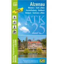 Hiking Maps Bavaria ATK25-C01 Alzenau (Amtliche Topographische Karte 1:25000) LDBV